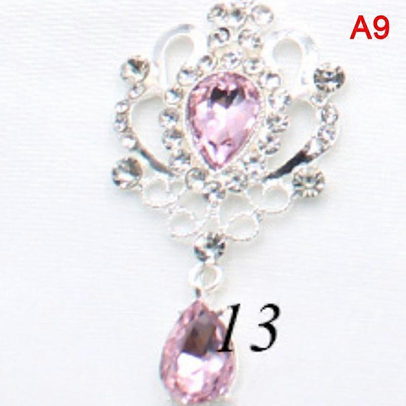 1Pc 32*62Mm for Needlework Rhinestone Button Hair Manualidades