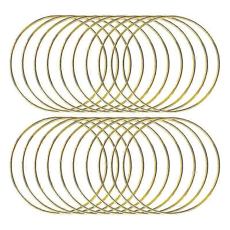 20pcs 4 polegadas Dream Catcher Anéis Metal Crafts Hoops Wreath-Macrame Creations Anéis para DIY Crafts