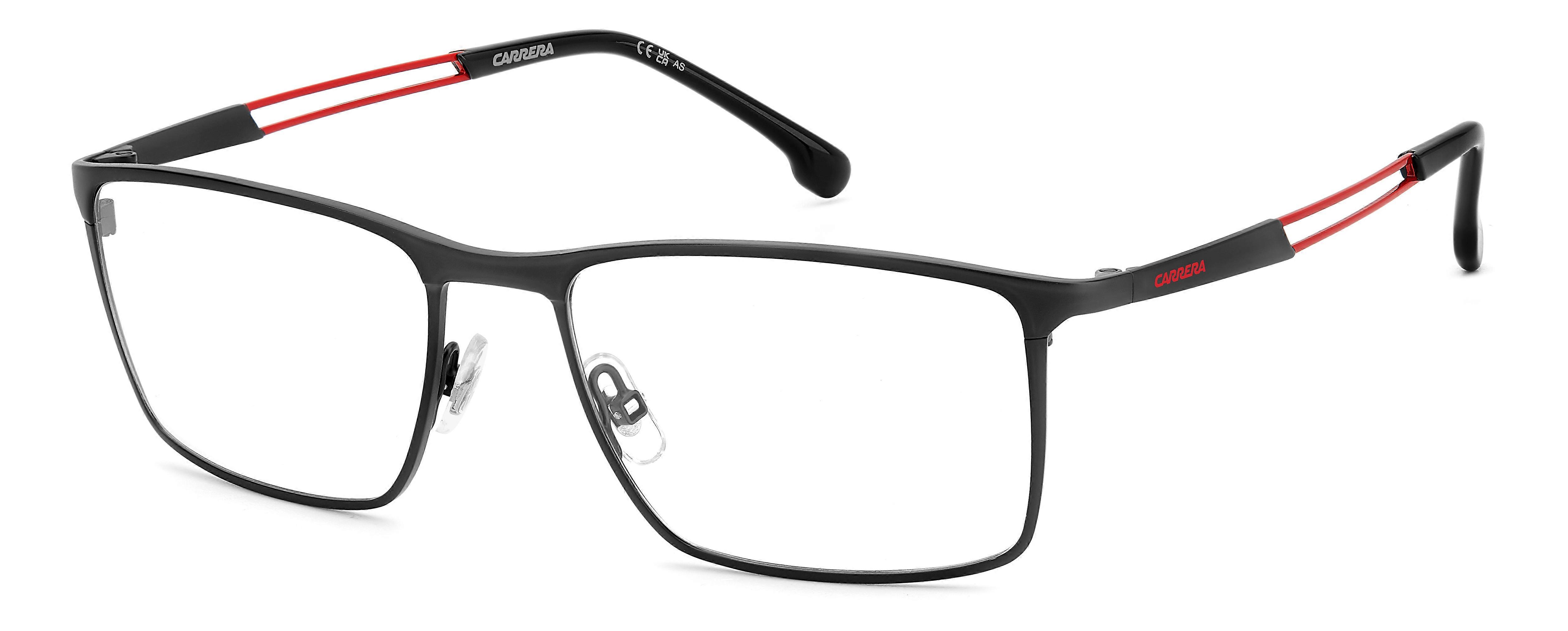 Eyewear Frames CARRERA CARRERA 8898 BLX MATTE BLACK RED 55/18/140 MAN