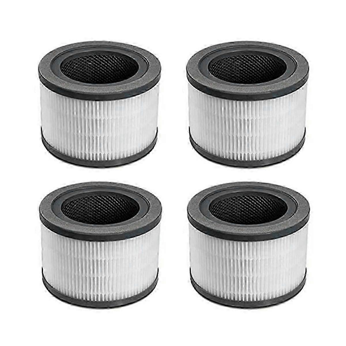 4Pcs Air Purifier Replacement Filter suitable for Vista 200 Air Purifier,3 in 1 Efficiency Activated Carbon