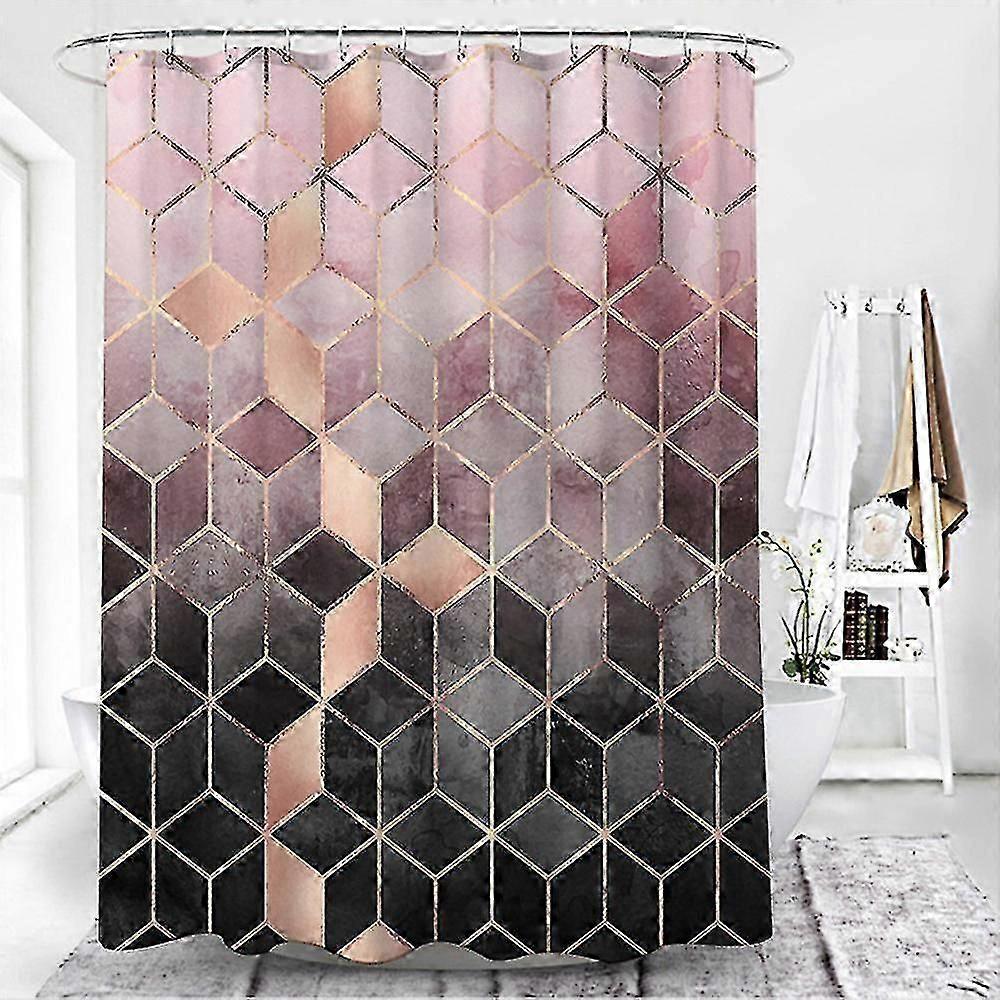 Modern Bathroom Waterproof Shower Curtain Colors Sizes Available