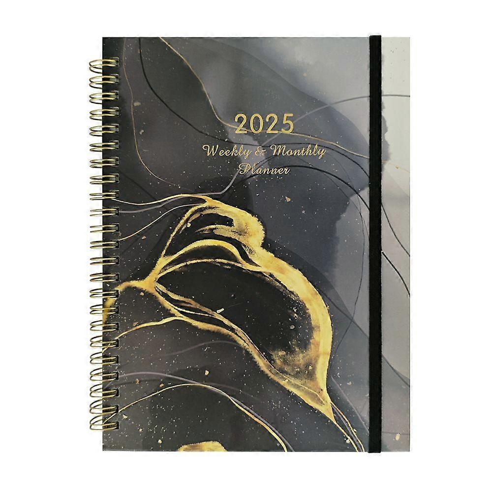 2025 Planner - Weekly and Monthly Planner Book, January 2025 - December 2025 Planner with Tabs, Notes Pages, Inner Pocket, A5 Notebook