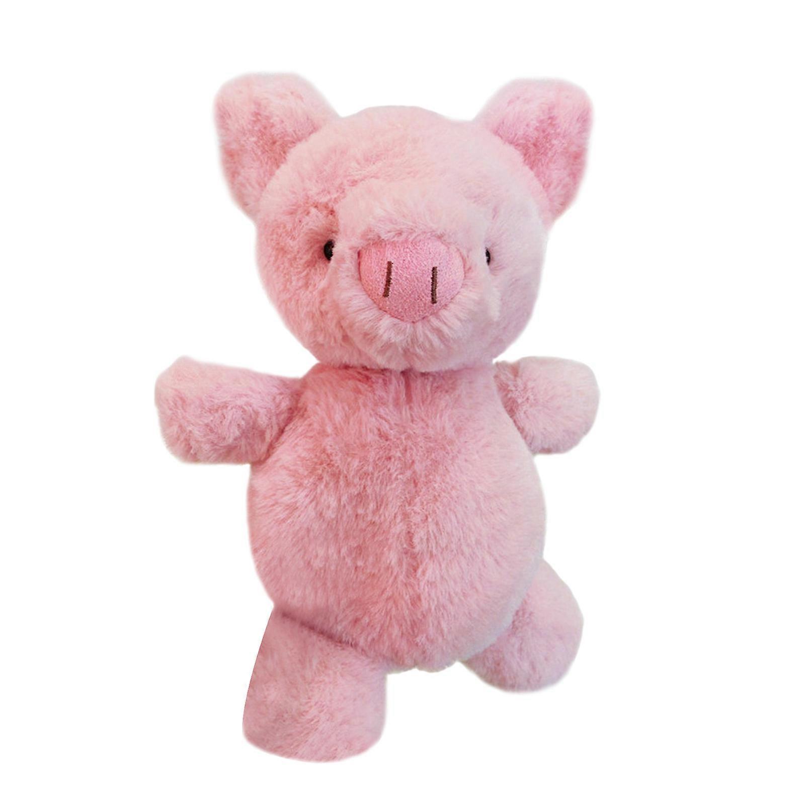 Interactive Crinkle Pig Puppet Ultra Soft Teddy Texture