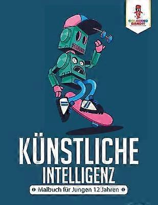 Knstliche Intelligenz Malbuch fr Jungen 12 Jahren