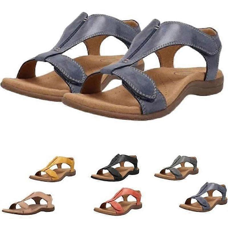 Women's Summer Flat Sandals - Brand - Model - Orthopedic - Comfortable