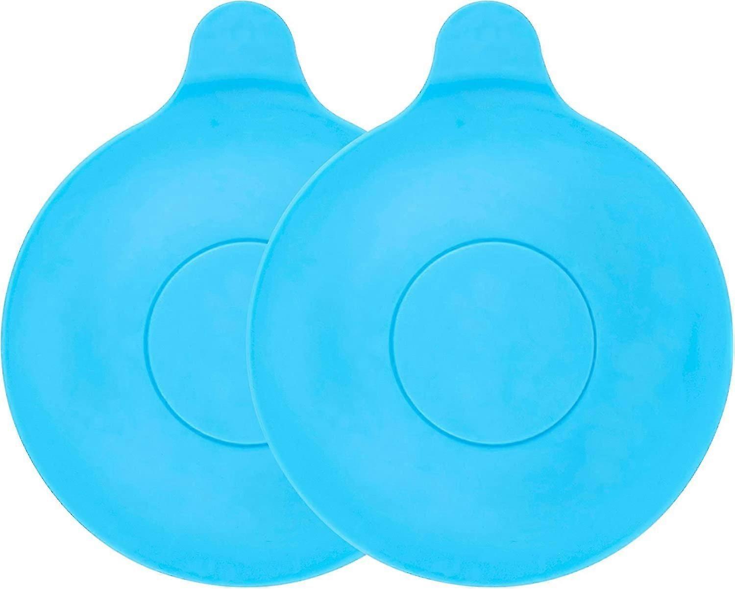 سدادة تصريف للحمام وحوض المطبخ وحوض الحمام ، قابلة للإزالة ، تمنع تدفق المياه ، 13 سم ، إلى 90 مم ، 2xblue