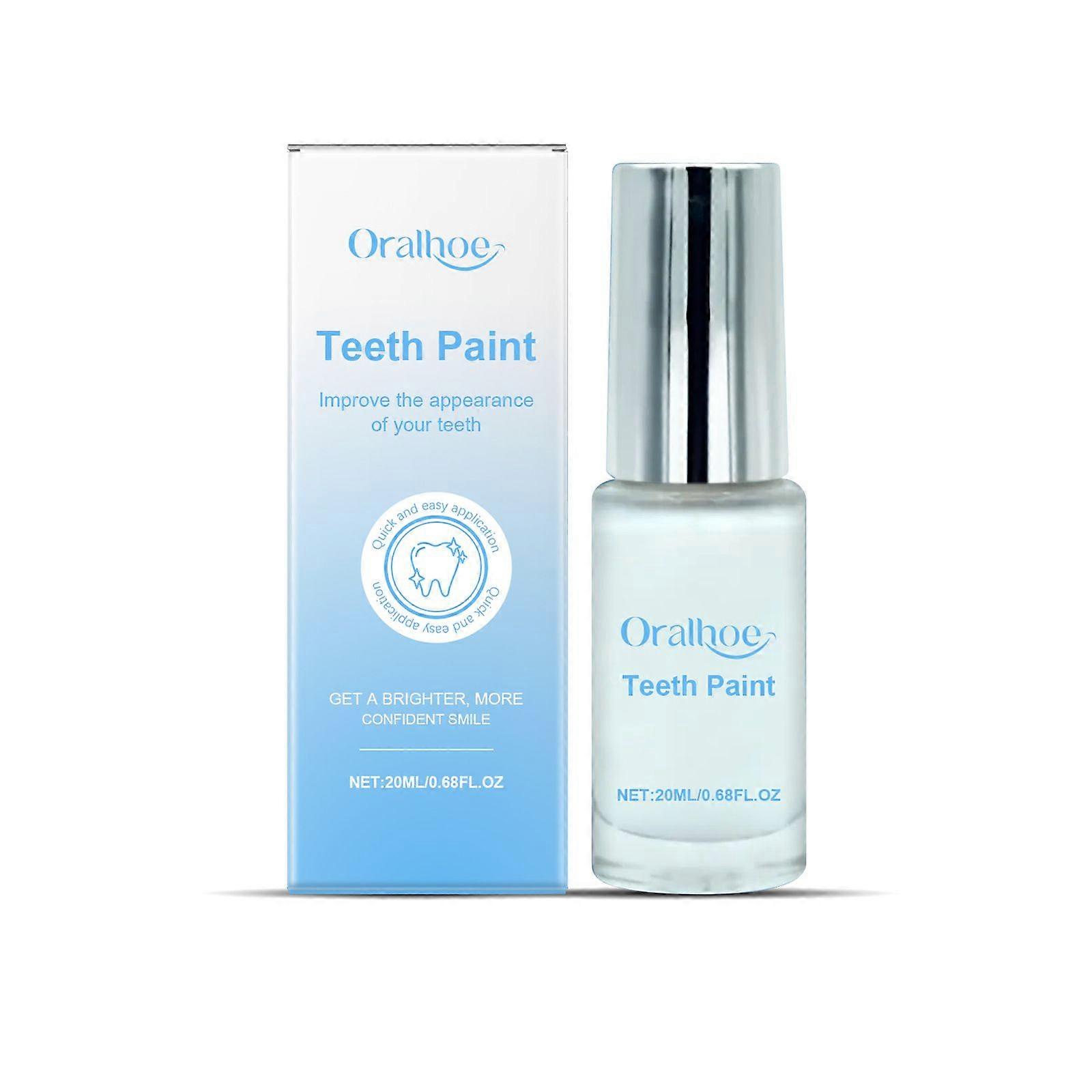 Teeth Paint, Instant Teeth Whitening Paint, Tooth Polish Uptight White, Tooth Paint For Teeth Stain Remover
