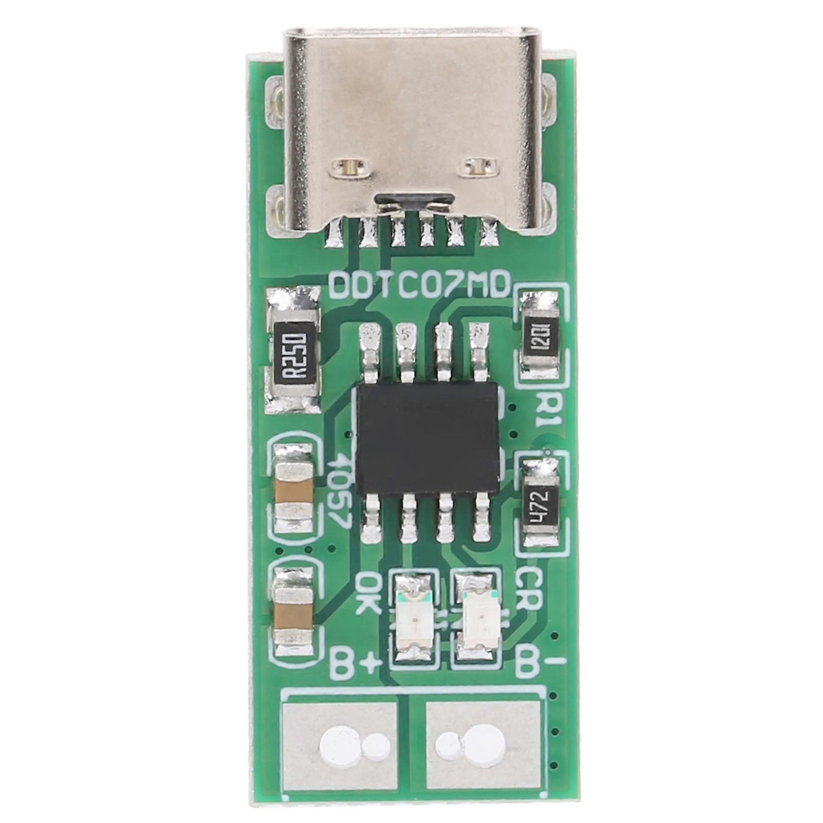 2Pcs Charger Module TypeC 5V4.2V LiIon LiPolymer 3.7V 18650 Mobile Phone Battery DDTCO7MD