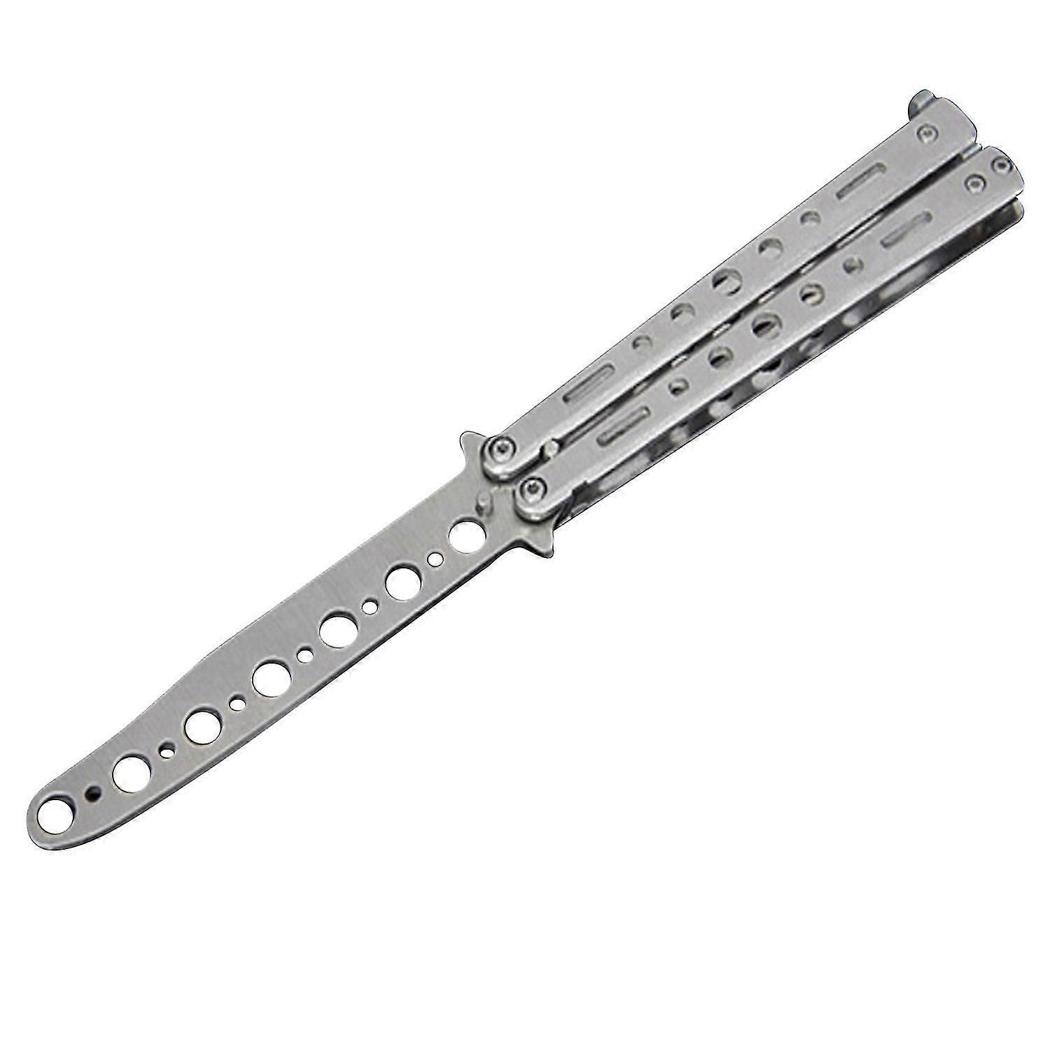Not Sharpened Butterfly Cutter Easy to Carry Learning Simulation Tools High Hardness Mini Folding