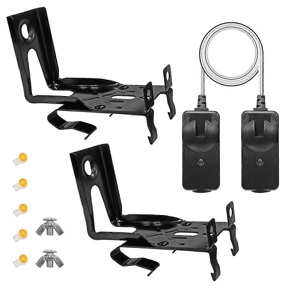 41A5034 Safety Sensor Kit(with Bracket) Opener Made After 1997, Replace G801CB-P, Safety Sensors Be