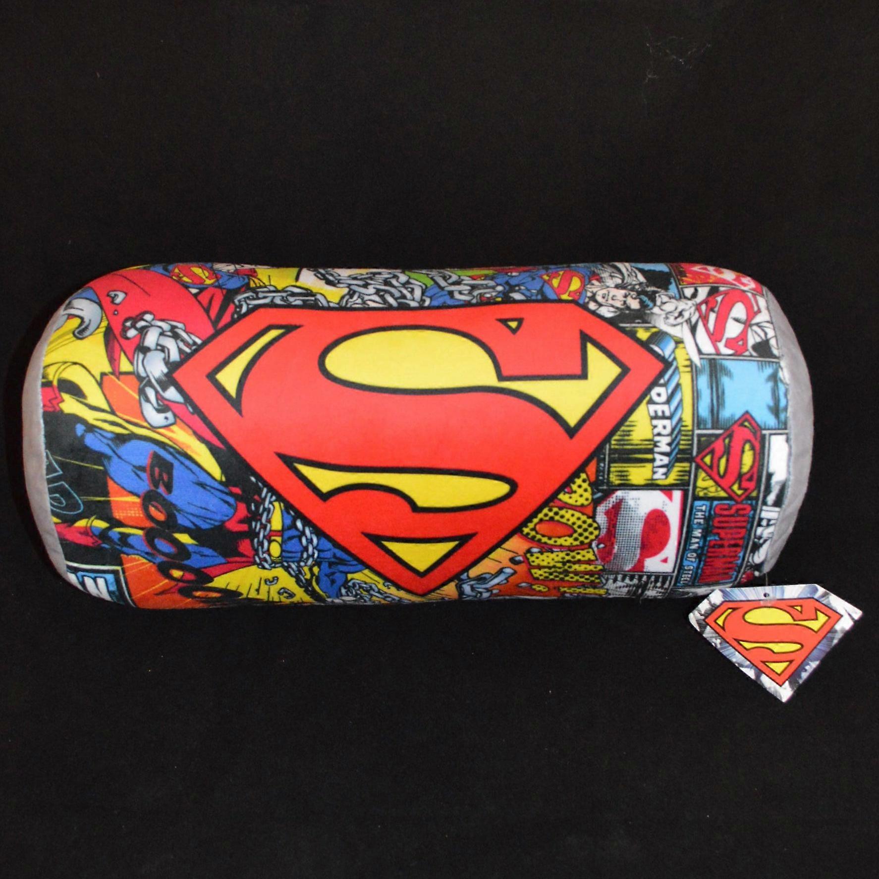 40Cm Official Licensed Dc Comics Superman Pattern Printed Bolster Cushion