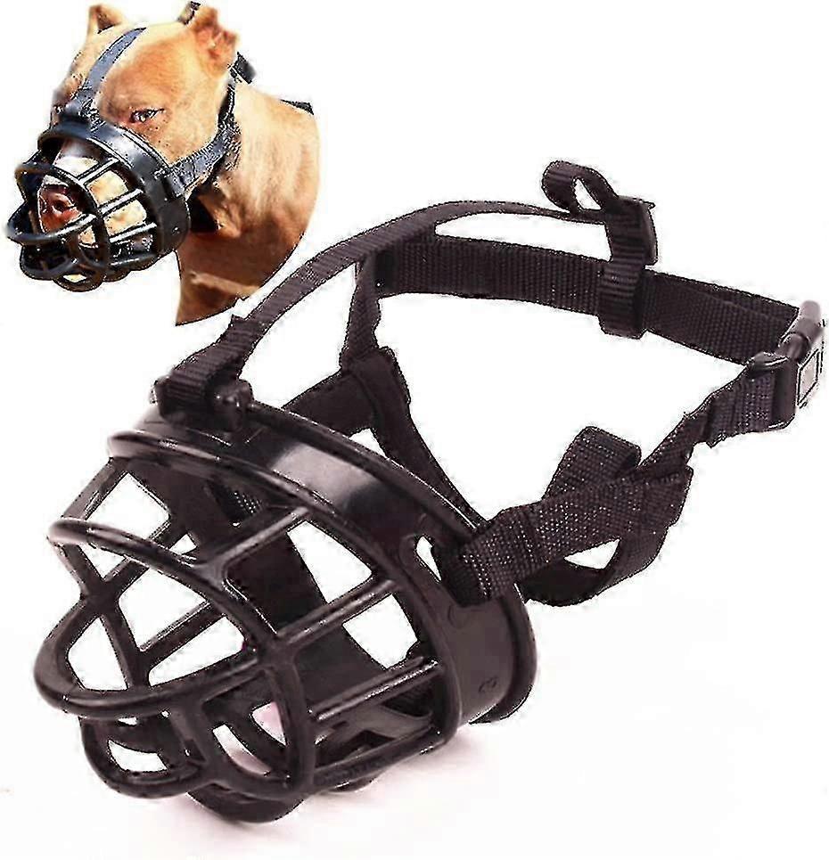 Basket Dog Muzzles-soft Adjustable Breathable Mask Anti Biting Chewing Barking