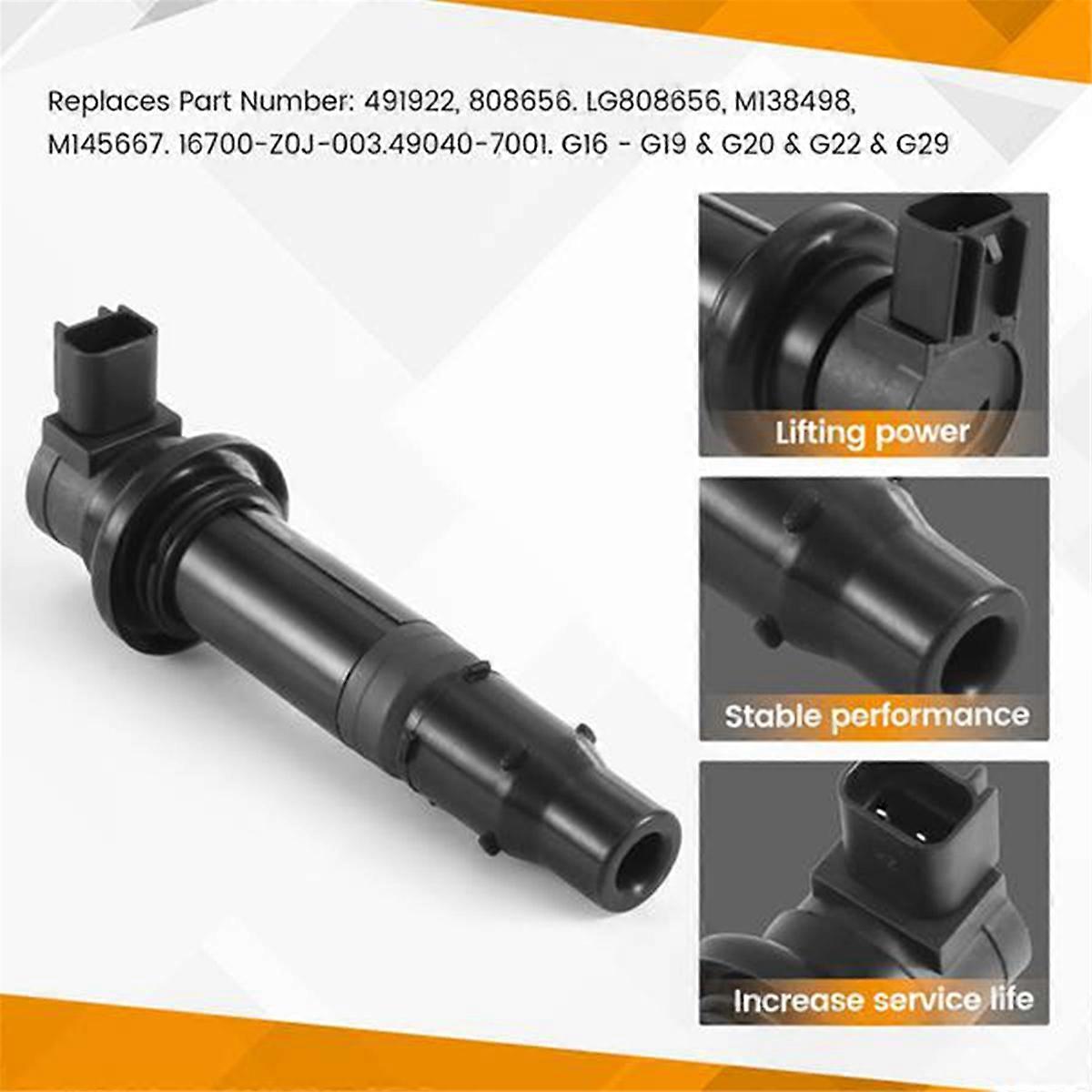 5Pcs Ignition Coils for YZF R6 R6S R1 FZ1 FZS1 FZ8 V-MAX F6T558, 5PW-82310-00-00, 5SL-82310-00-00