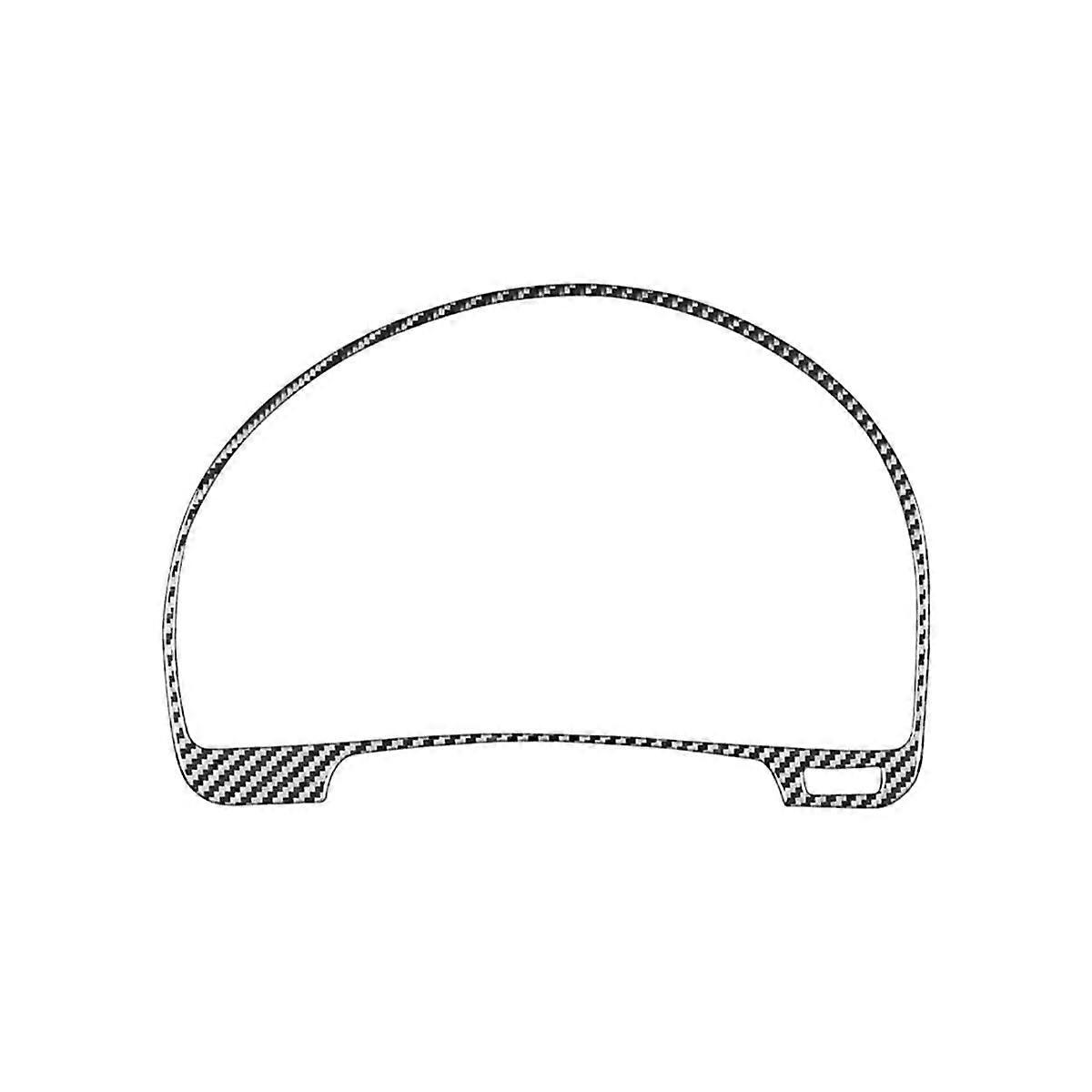 For Accord 2003-2007 LHD Carbon Fiber Car Speedometer Cover Dashboard Frame Trim Interior Accessori