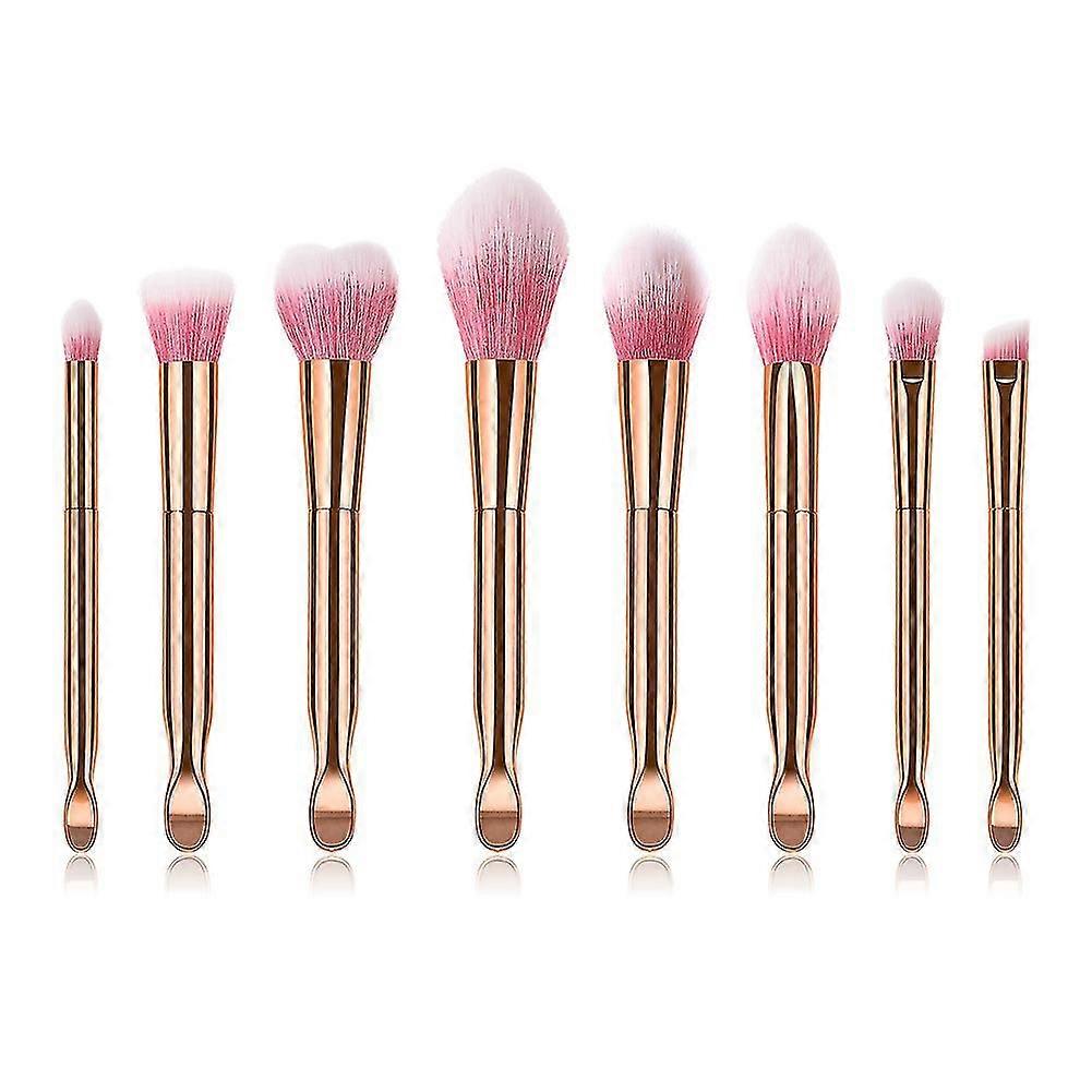 Makeup Brush Kit Plastic Handle Nylon Brush Hair Cosmetic Tools Kit