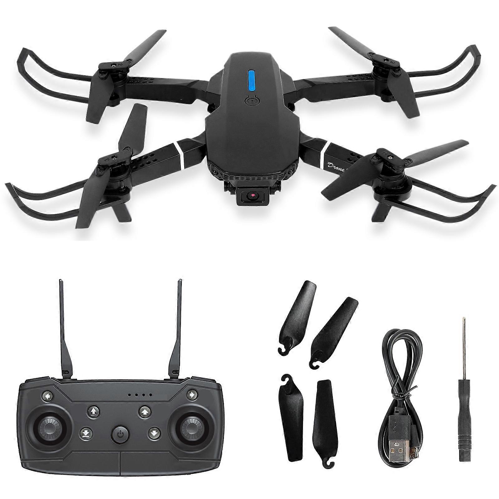Camera Drone Foldable Flight Remote Control 4K Dual Camera WiFi FPV Drone for Adults Kids