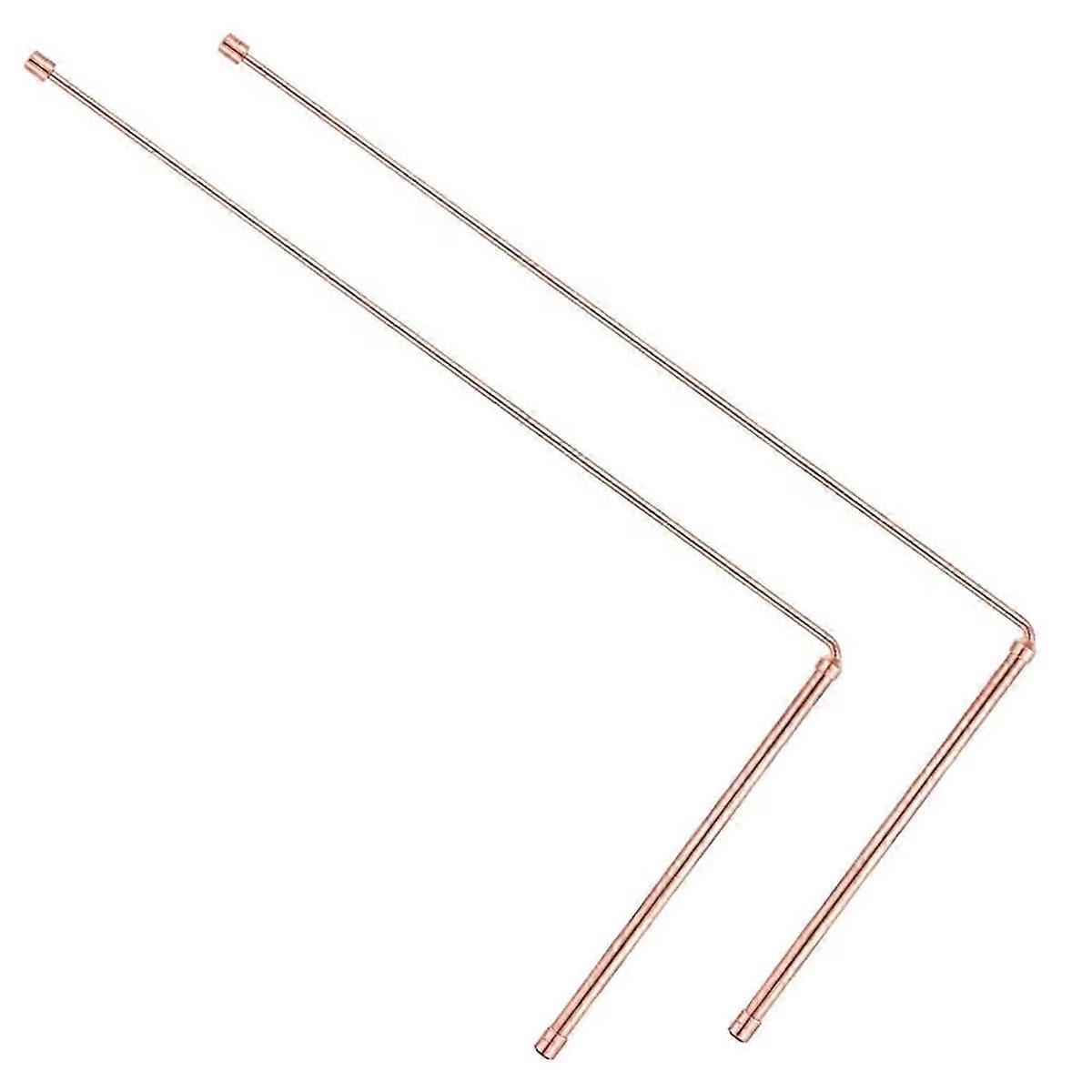 2 件 99.9% 铜探针杆金属探测杆占卜探测杆水宝黄金丢失物品查找工具