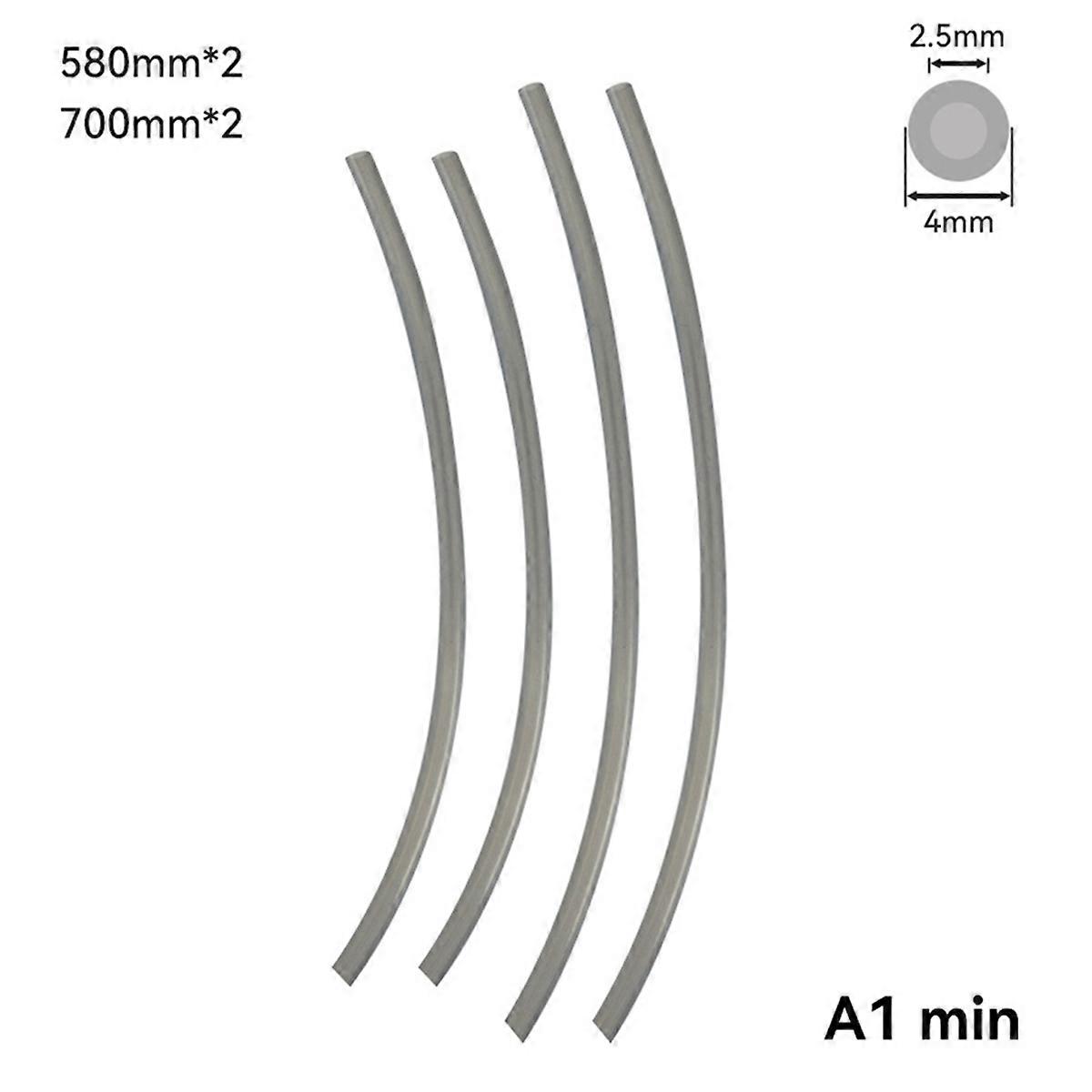 For PTFE Tube ID 2.5mm OD 4mm Teflonto Pipe 1.75mm for 3D Printer A1/A1 Mini/P1P/P1S/X1C 4M,A