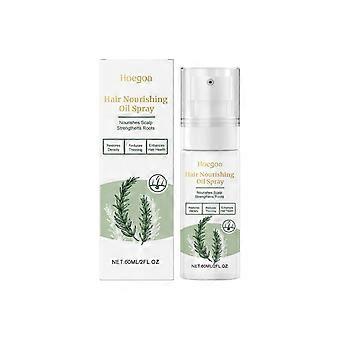 Spray pour la croissance des cheveux à l’huile de ricin et à l’huile de romarin pour nourrir le cuir chevelu, renforce les racines, stimule les follicules pileux, favorise l’épaississement des cheveux