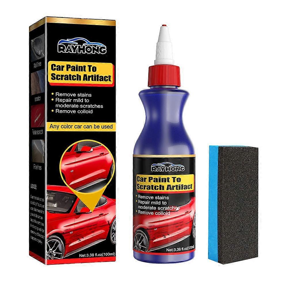 Car Paint Care Scratch Repair Agent Polishing Scratch Liquid with Sponge