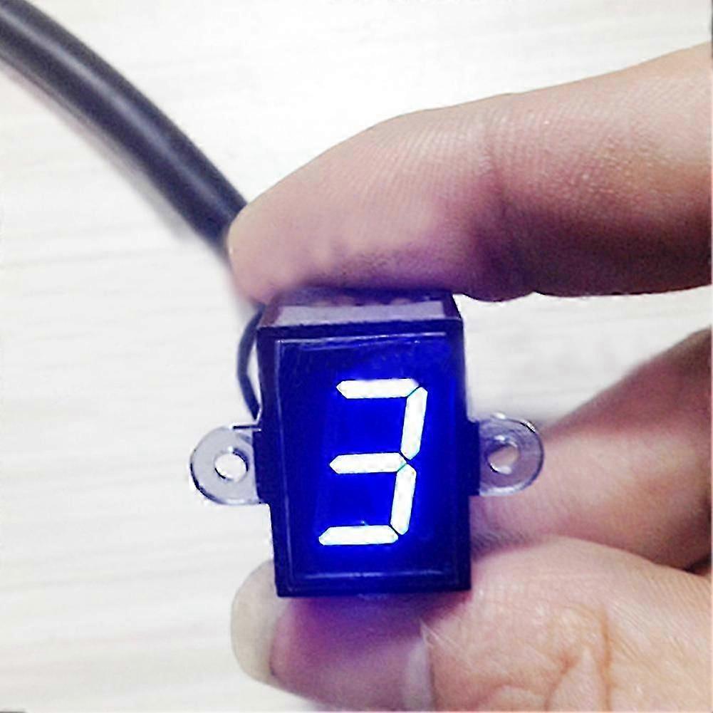 Lever Sensor UV Display Universal Motorcycle Gear Indicator Speedometer Digital