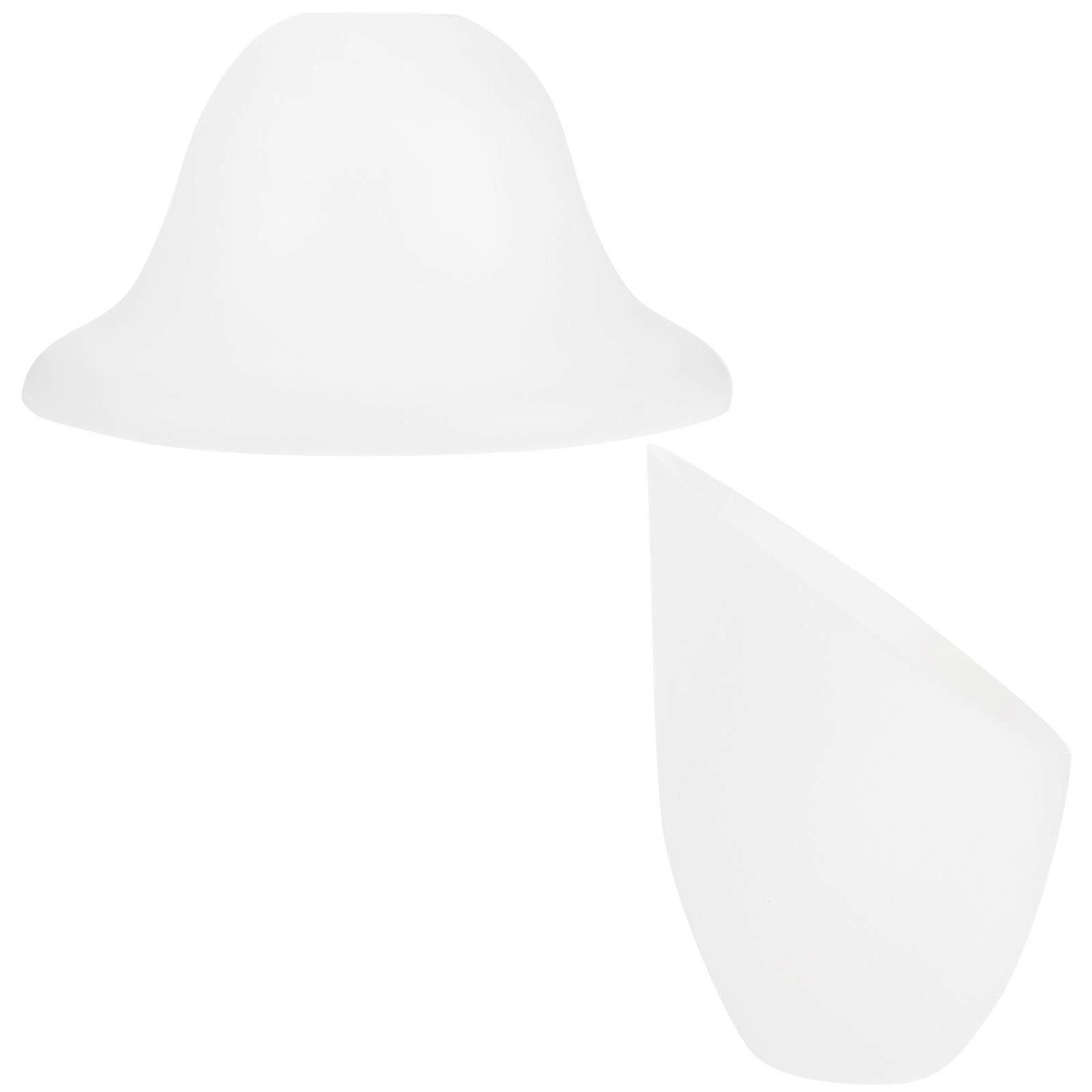 2pcs Household Plastic Lampshade Unique Horseshoe Shaped Lampshade Umbrella Shaped Lampshade Replacement