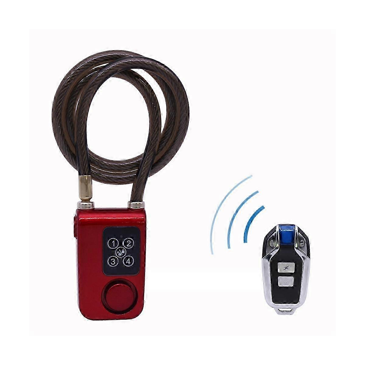 Electric Motorcycle with Vibration Alarm Wireless Remote Control and Anti-Theft Security Chain Lock