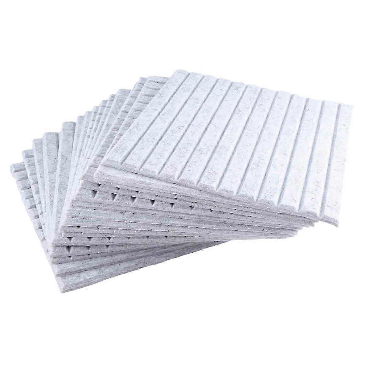 16 Pcs Acoustic Panels,Sound Proof Wall Panels,for Studio Absorbs Sound and Eliminates Echoes(Light