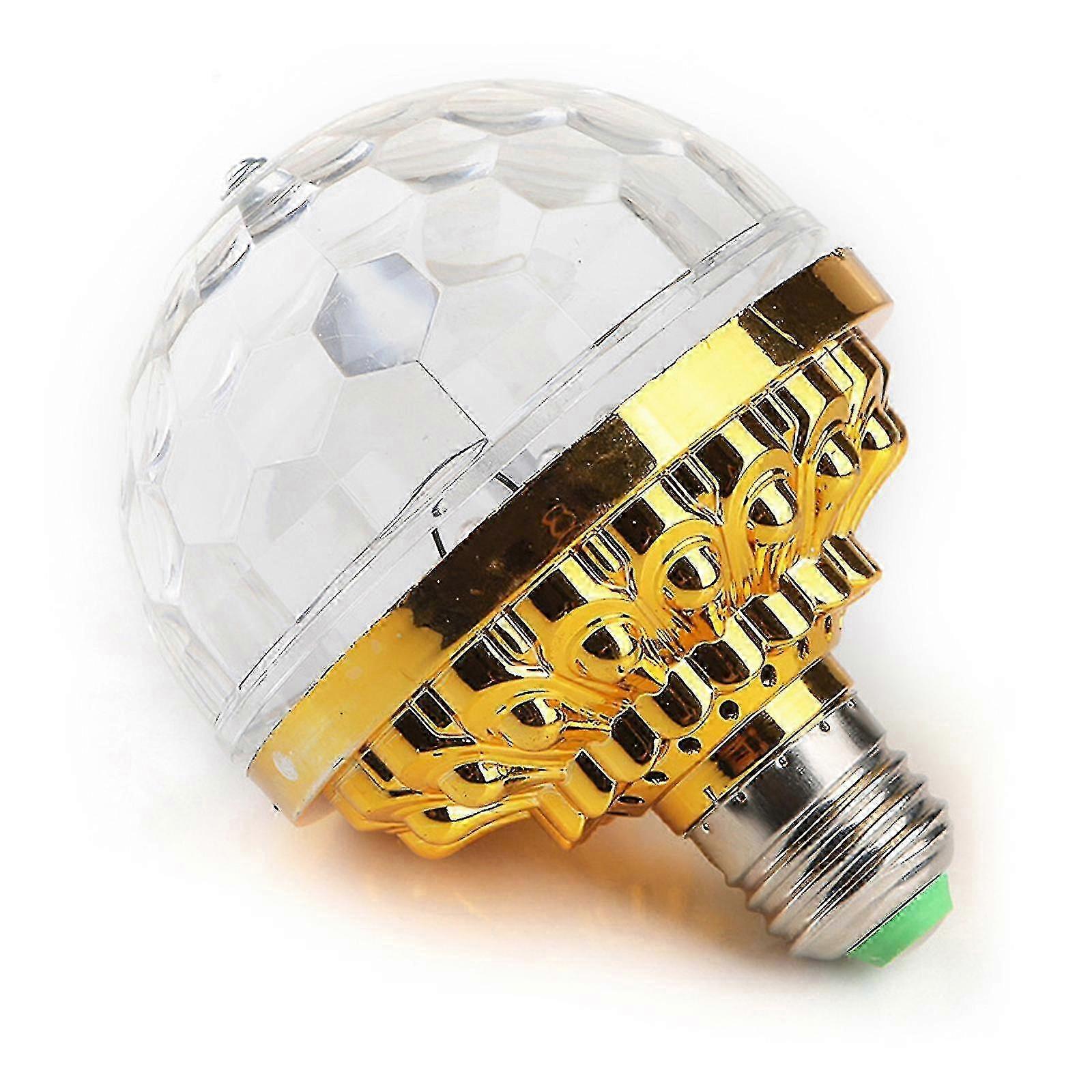 for Colorful LED RGB Disco Ball Light Bulb with Sockets Ideal for Parties & Home Decor