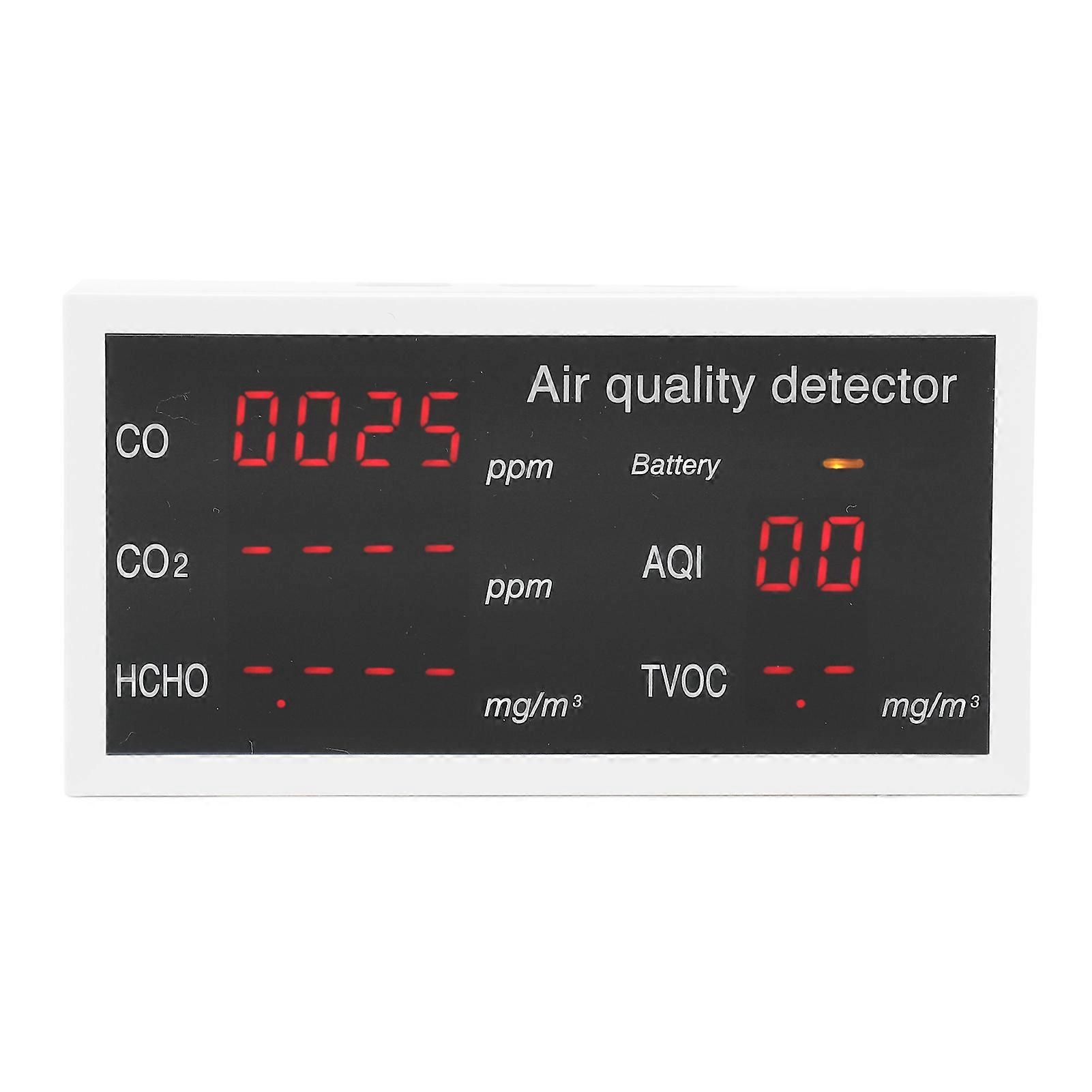 Portable Air Quality Detector 850mAh Battery Real-Time Display