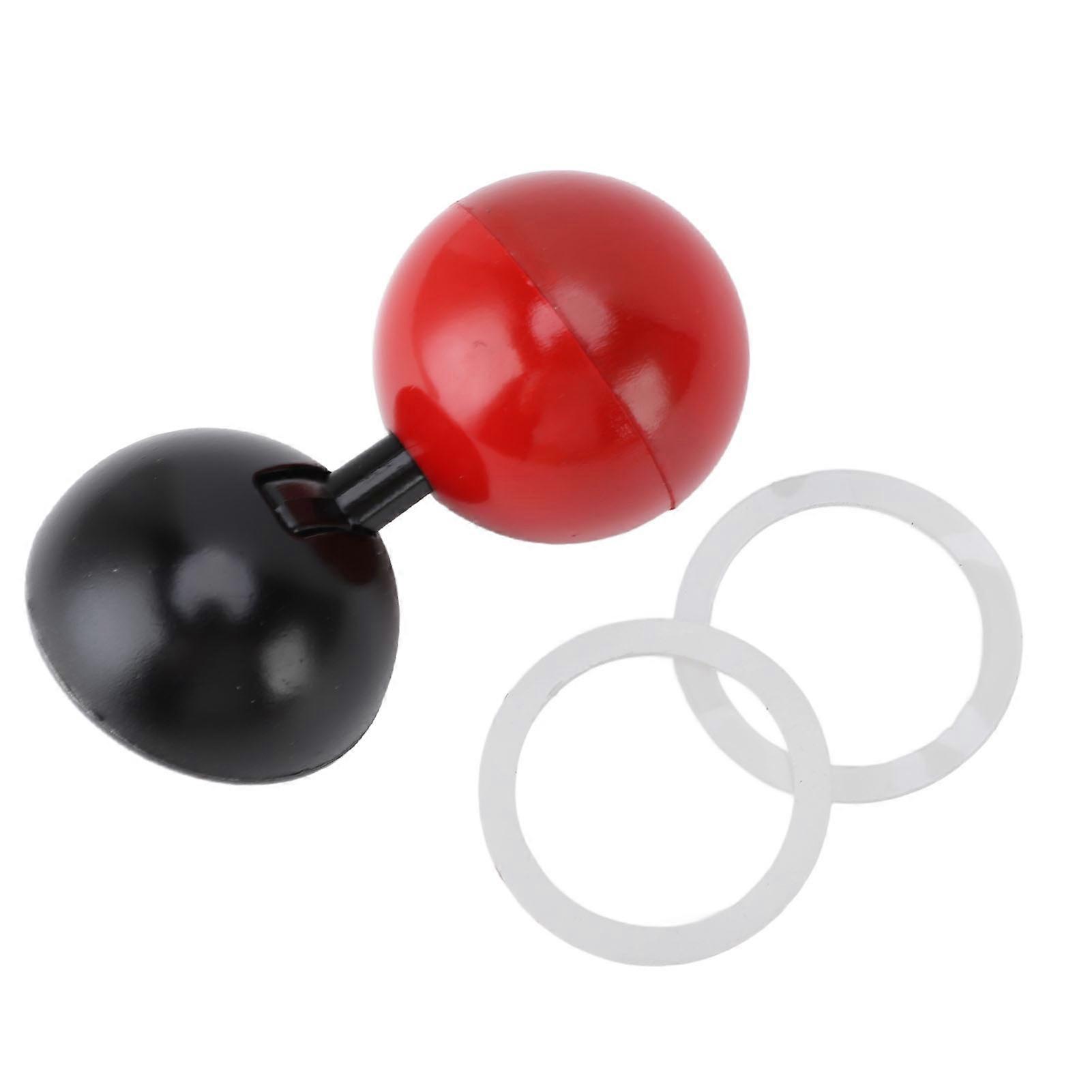 Car Push Start Button Cover Alloy Decorative Cool Joystick Car Engine Start Stop Button Cover Protector Red