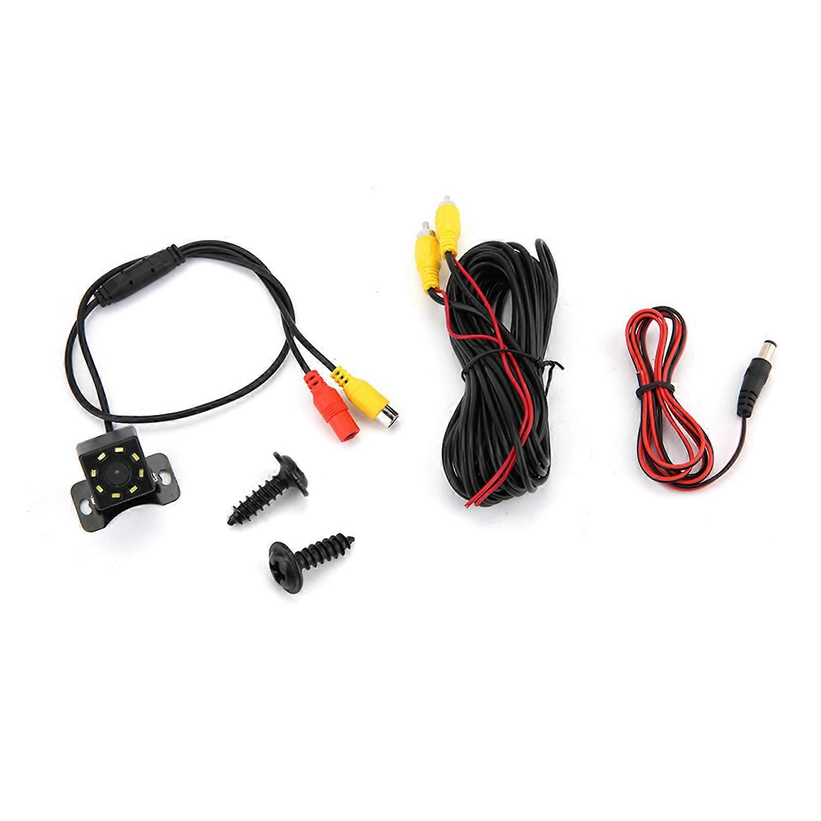 8 LED 170°Wide Angle Rearview Reverse Backup Camera Night Vision Function Waterproof