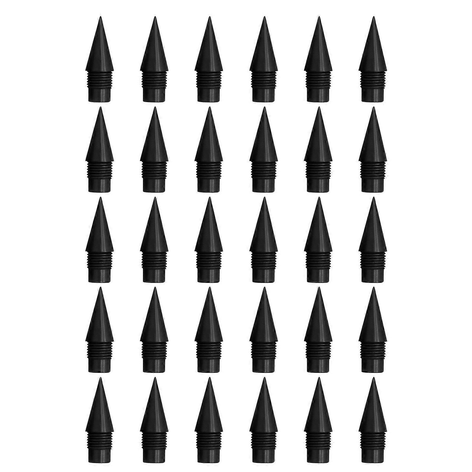 30 PCS Inkless Pencil Replaceable Refill, Infinite Pencil Replaceable Nib, Inkless Everlasting Pencils Replacement Head
