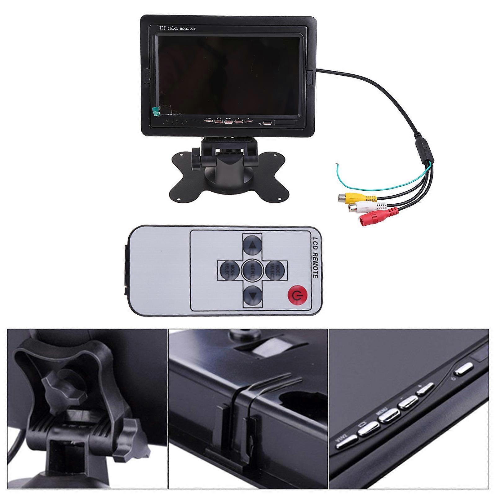 Dijital TFT LCD Ekran HD- 480*234 Çözünürlüklü Monitör YUKARI ve Aşağı Ayarlanabilir LED Ekran