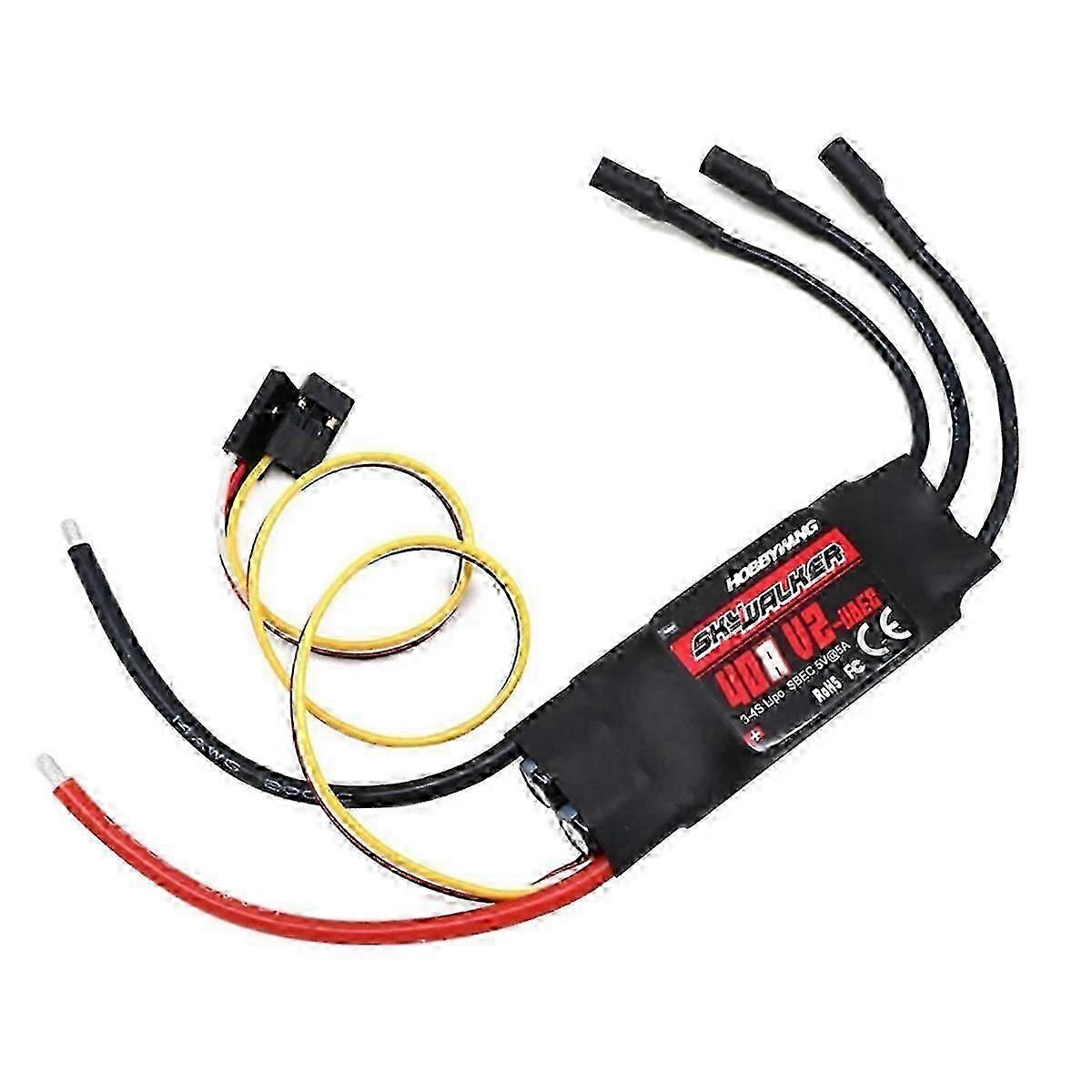 40A V2 ESC Controller with UBEC for RC Helicopters Fixed Wing Electronic Speed Controller