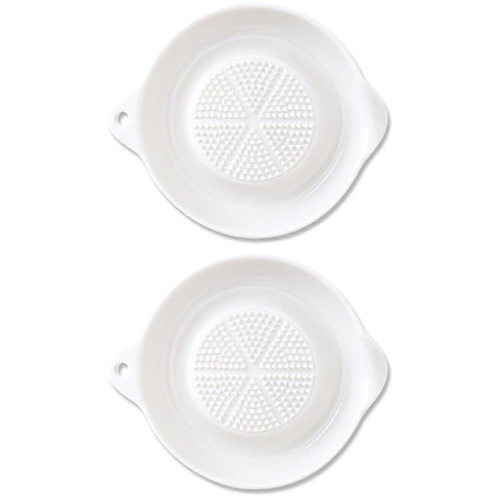 Ceramic Grater Plate, Humanized Design, Space-Saving Storage