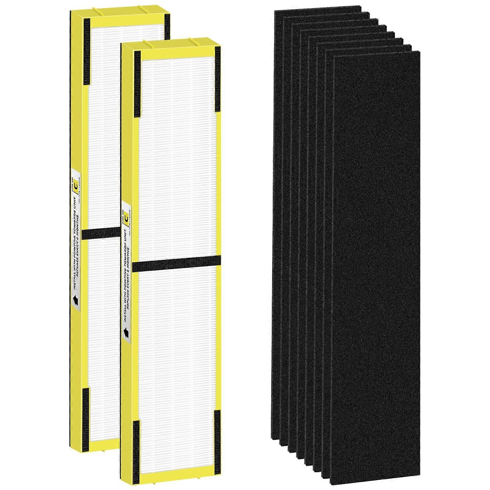 2 True H13 HEPA Filters Replacement Filter C for Air Purifier AC5000 AC5000E AC5250PT AC5350B AC5350BCA AC5350W AC5300B