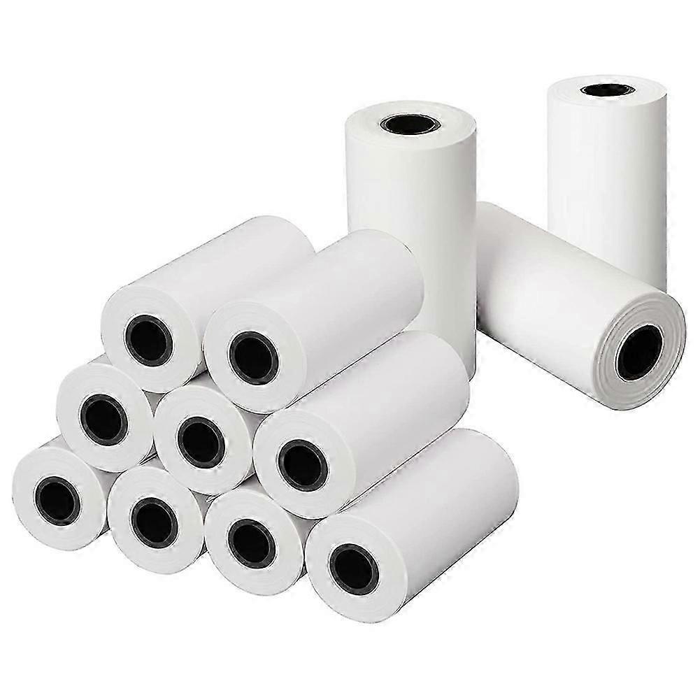 Print Paper,12 57x30mm with Core Photo Print Thermal Paper Instant Print Camera Refill Paper