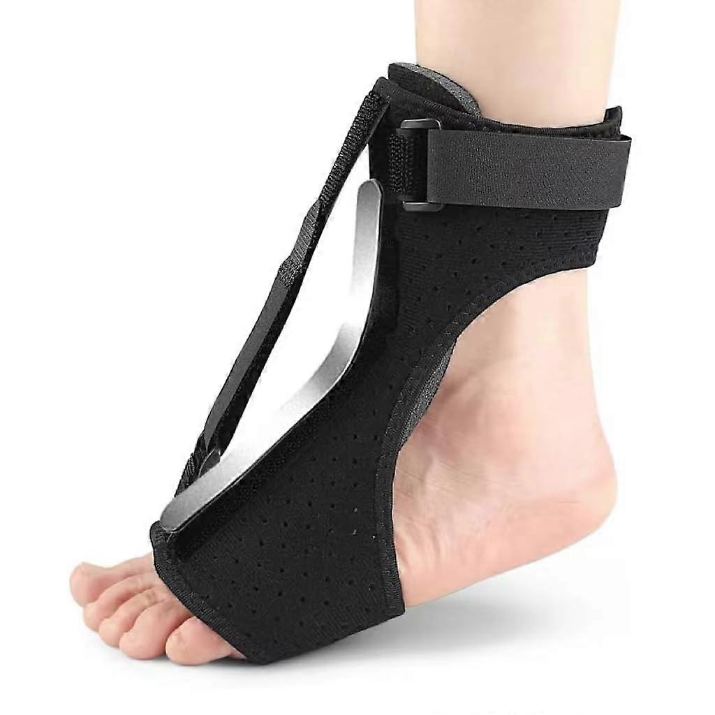 Adjustable Plantar Fasciitis Night Splint for Foot Drop Orthosis Stabilizer Brace Support, Size Medium, Breathable Material