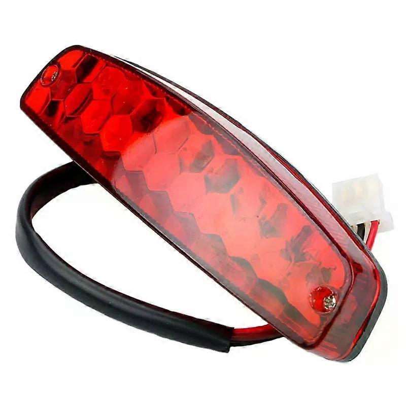 Luce Moto Stop Fanale Posteriore 12V Rosso Luce Posteriore Freno Taillgiht per ATV Off-road Moto Fanale Posteriore Rosso