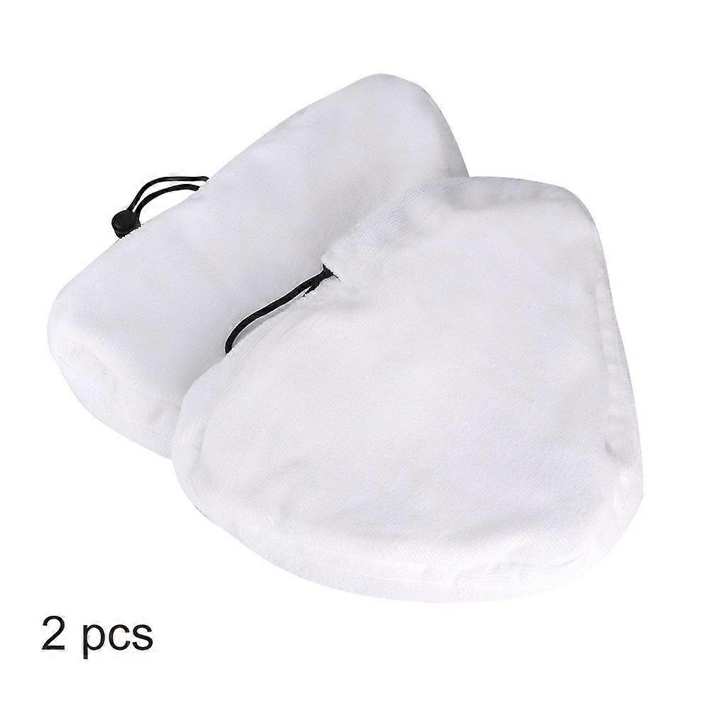 2pcs Replacement Washable Triangular Microfiber Cloth Pads Fit for Steam Mop