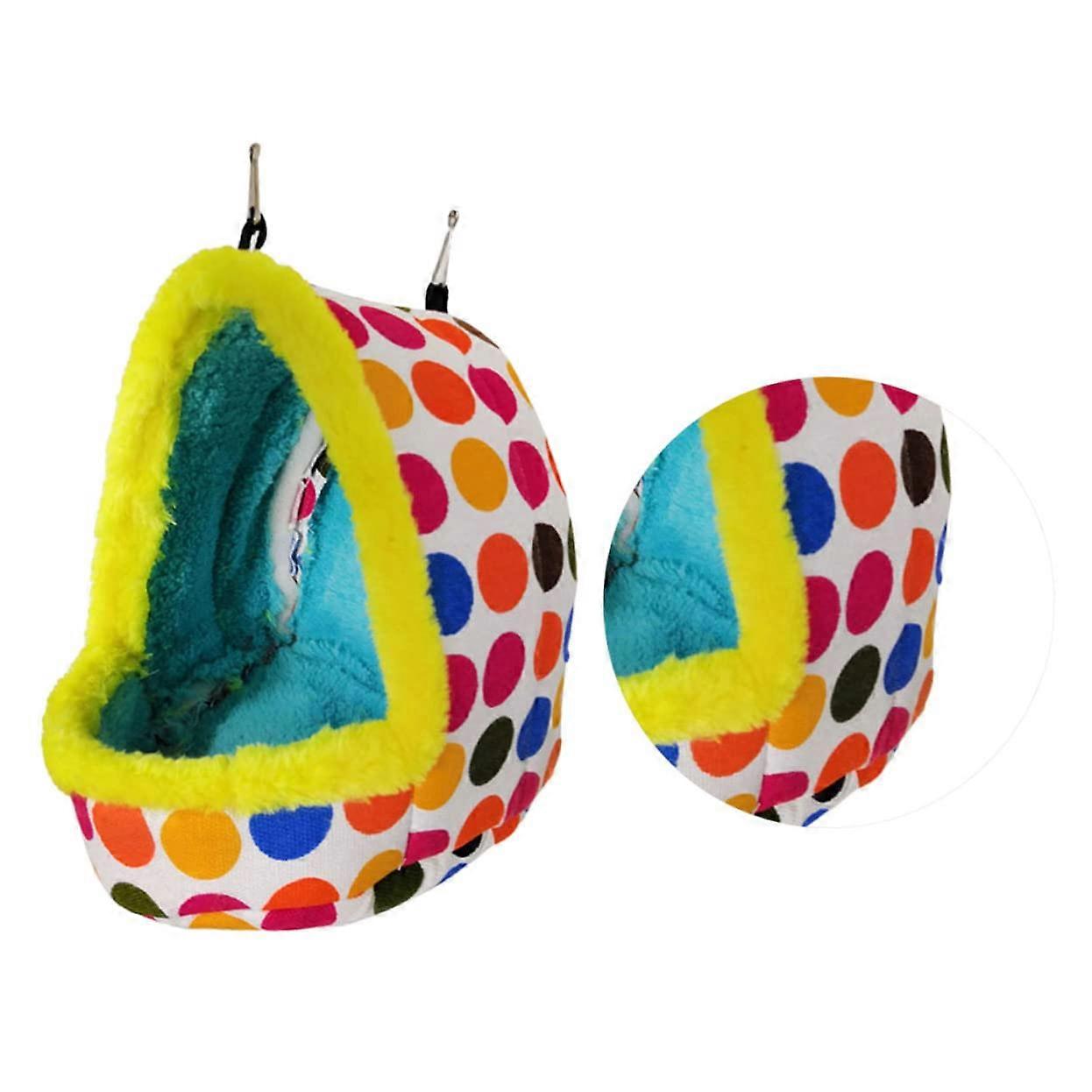 Plush Parrot Nest Hammock for Pet Birds - Soft Cave Bed for Bird Cage, Ideal Parrot Habitat, Cozy and Comfortable