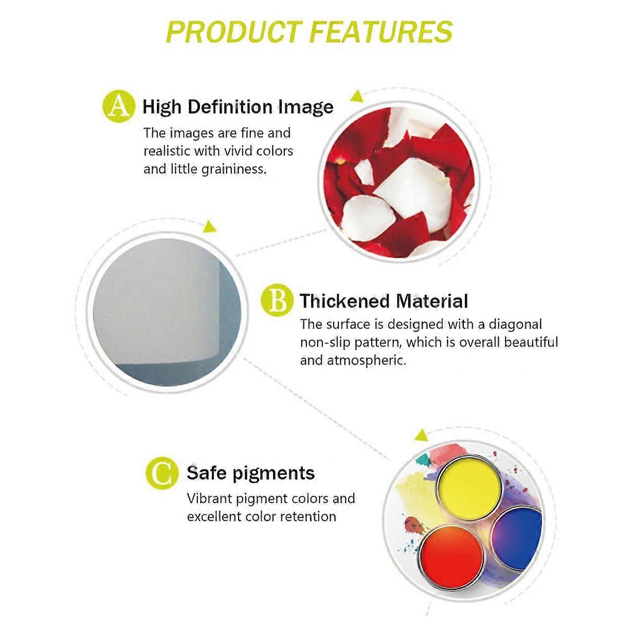 Bathtub Tread Sticker Beach Pattern Non-Slip Waterproof Safety Decal