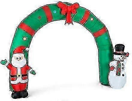 Self-Inflating Christmas Decoration, LED Lighting, Arch Door