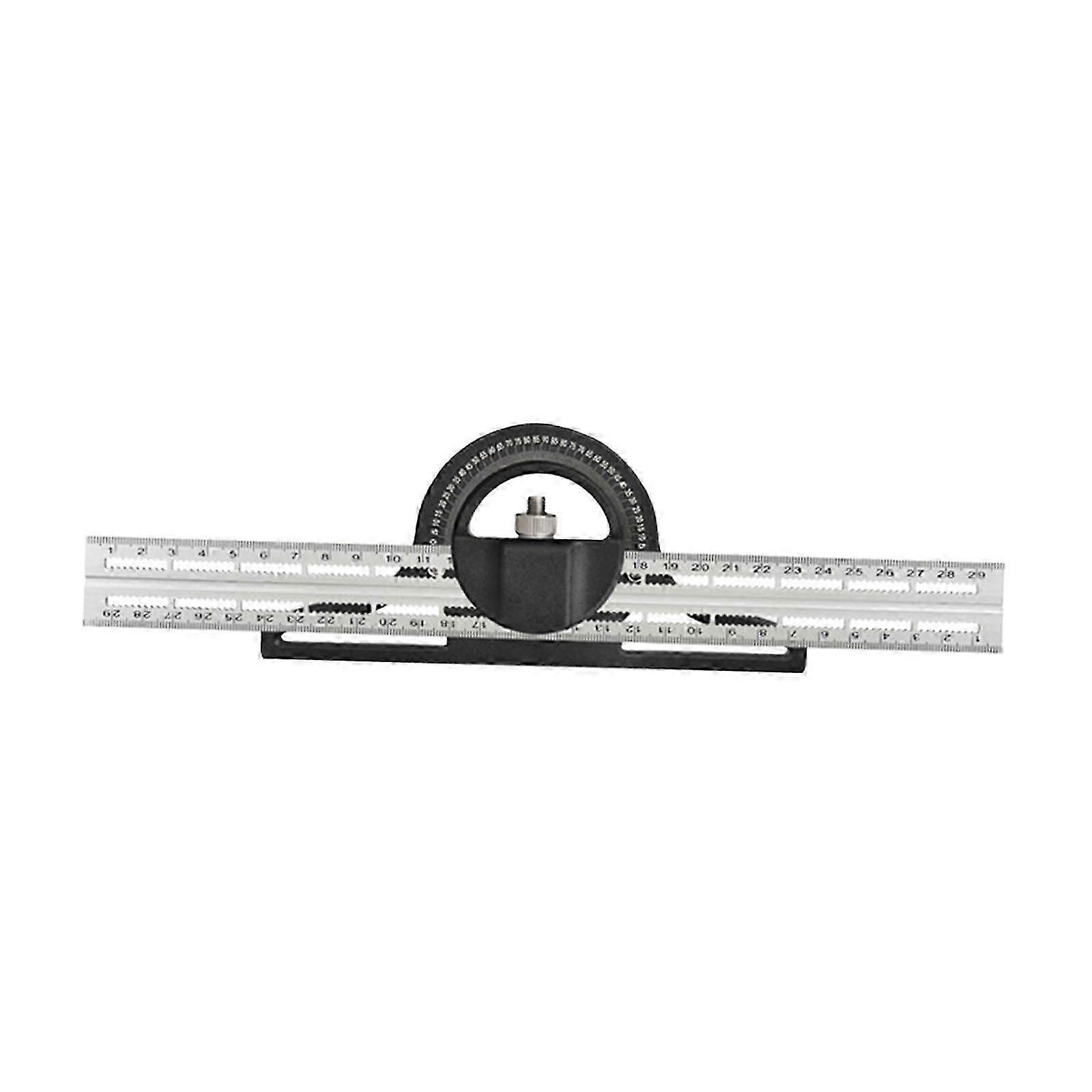 Adjustable Combination Square Ruler Set with Protractor & Level, Sliding Measuring Tool for Drafting, Woodworking & Art Projects