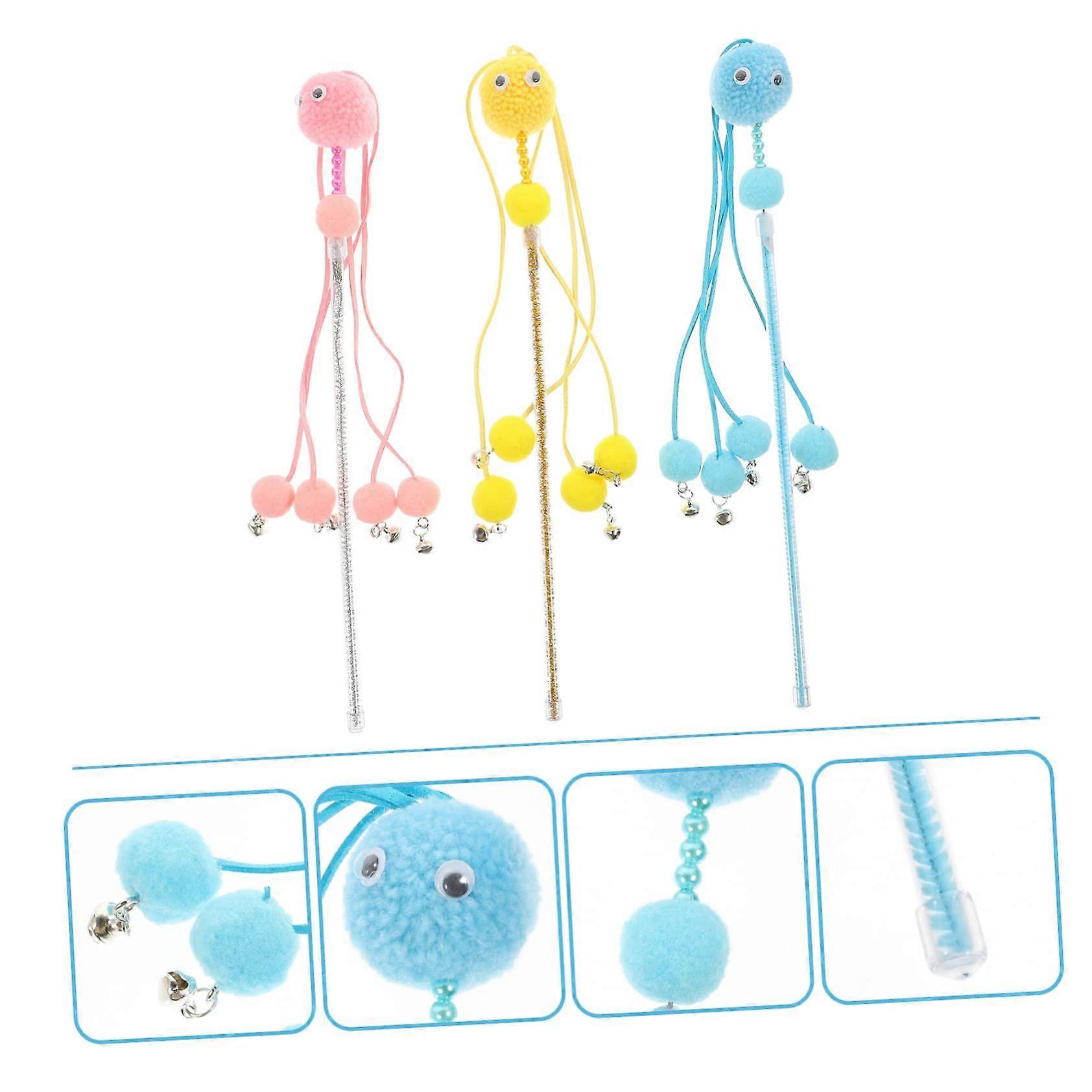 3-Piece Cat Amusement Interactive Toys