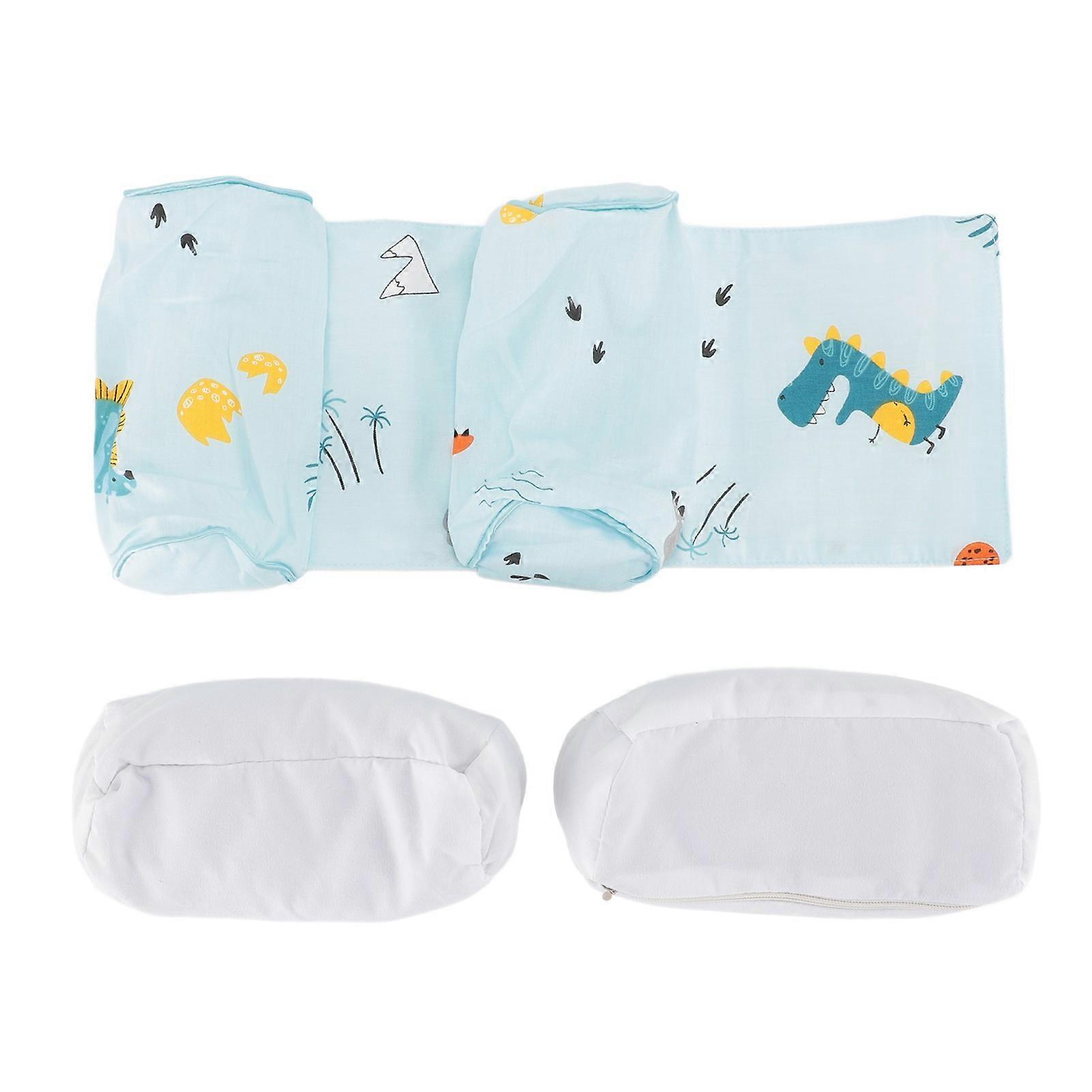Adjustable Baby Support with Buckwheat Filling Prevent Flat Soft Breathable Newborn Head Shaping Pillow