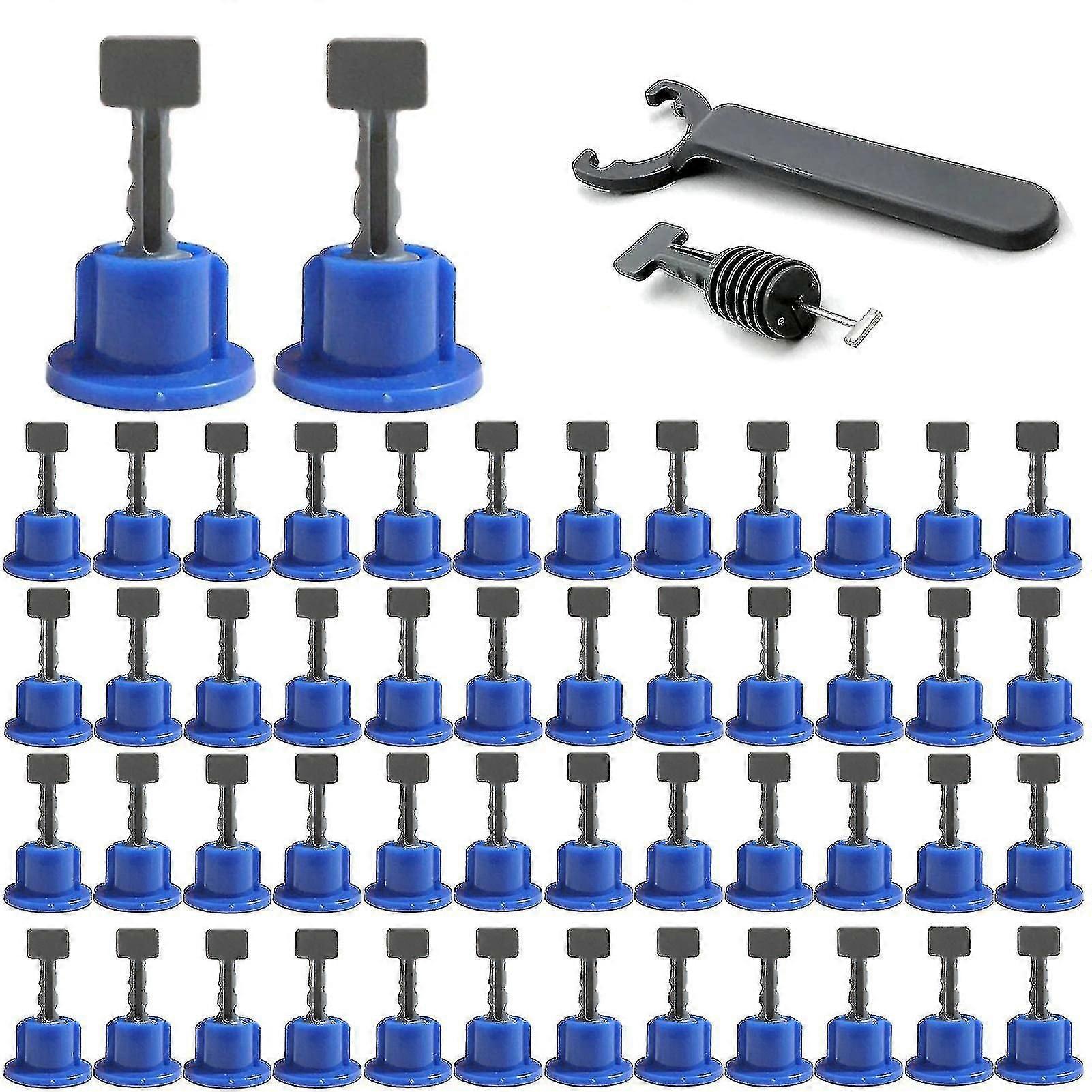 50 Pack Wall Tile Level Wedges Flooring Leveler Locator Spacers Installation Tool Kit