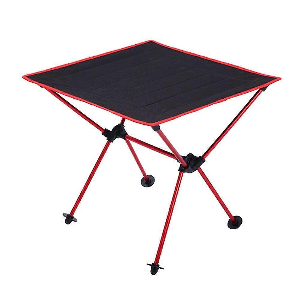Durable Folding Dinning Table Outdoor Camping Hiking BBQ Red