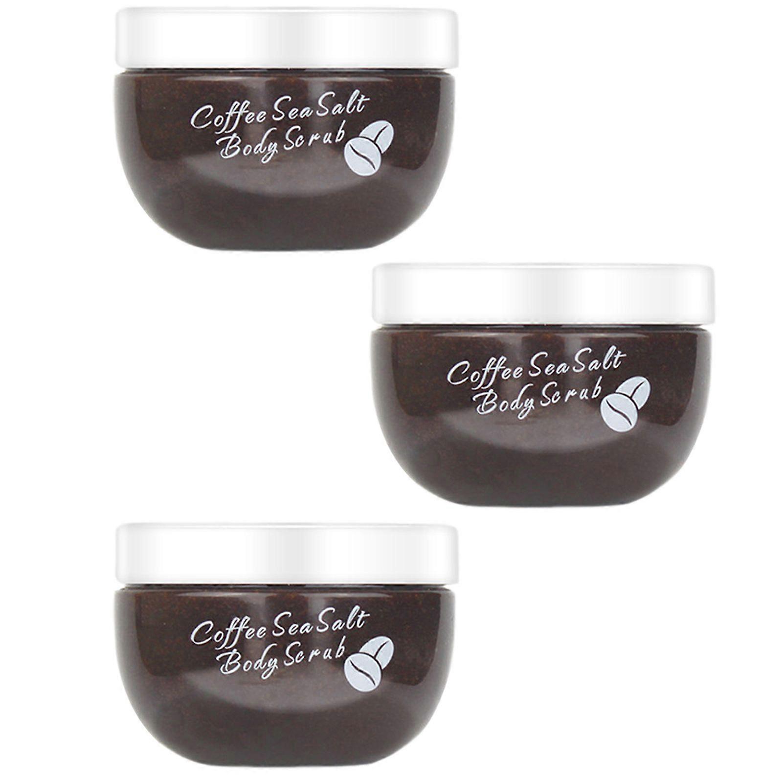 Coffee Sea Salt Body Scrub Exfoliating Moisturizing Scrub for Dry Skin Dead Skin Removal for All Skin Types